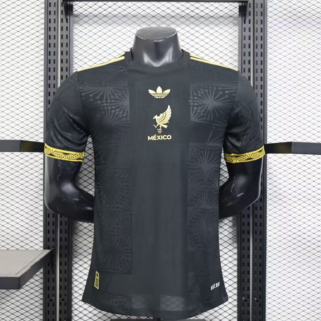 Mexico Black & Gold 2025 Soccer Jersey - Player Version