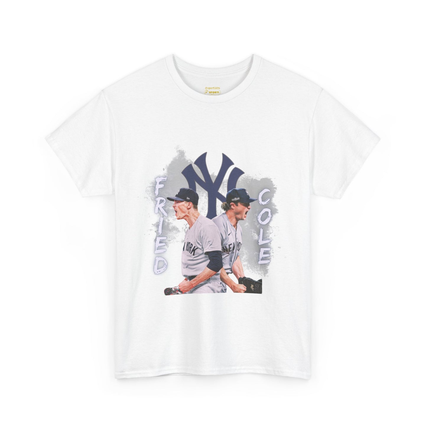 Max Fried and Gerrit Cole Duo Heavy Cotton T-Shirt Baseball Fan