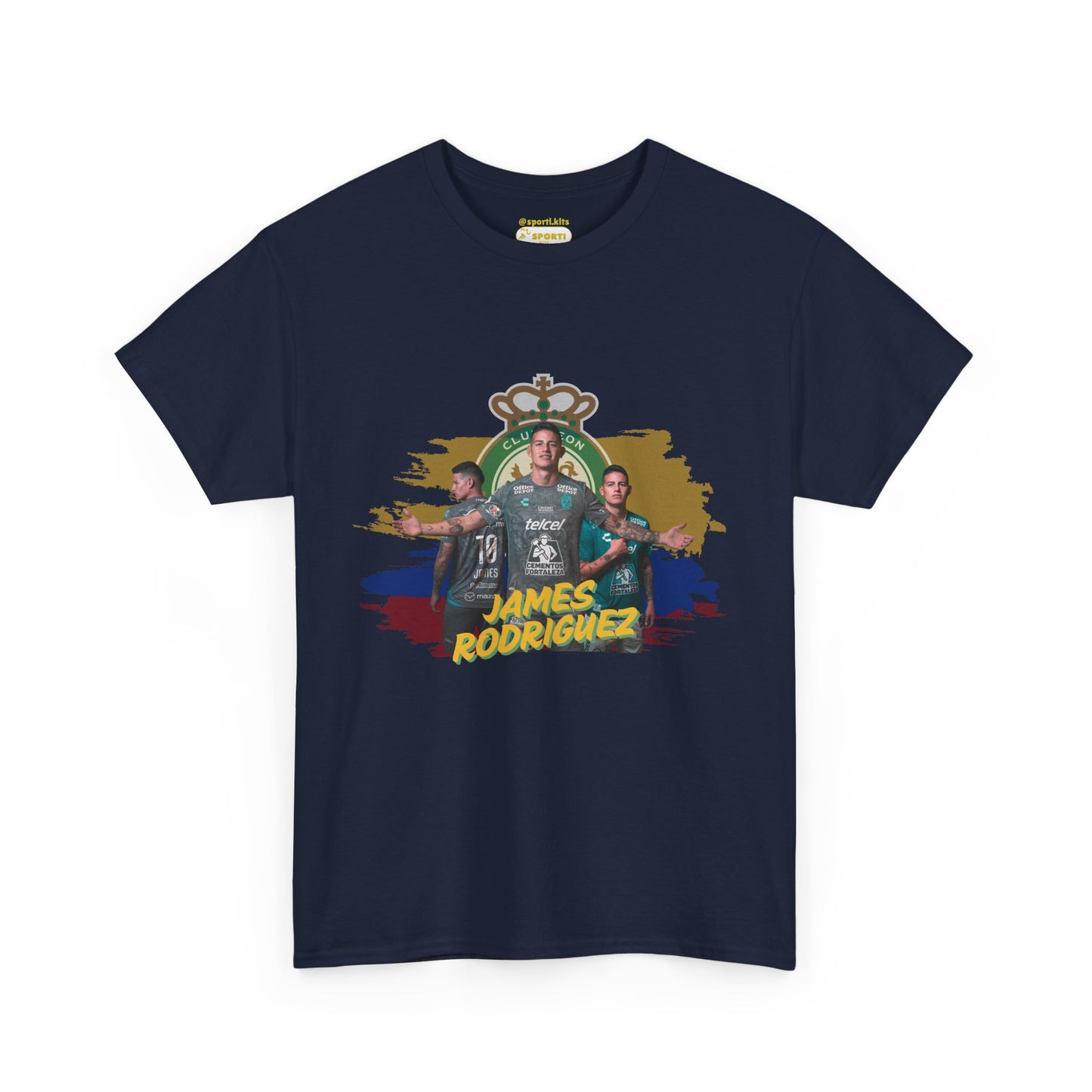 James Rodriguez Club Leon Heavy T-Shirt Soccer Fan Shirt,