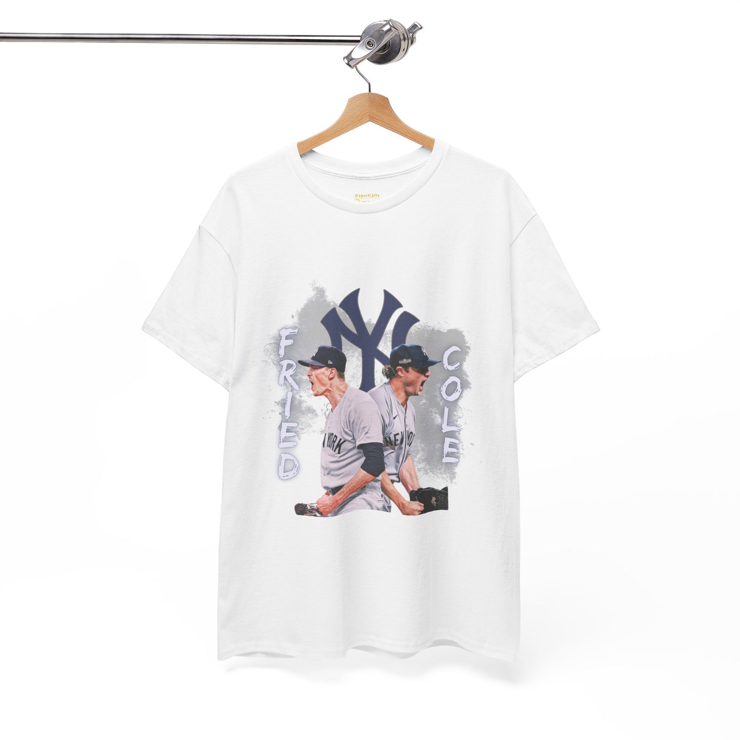 Max Fried and Gerrit Cole Duo Heavy Cotton T-Shirt Baseball Fan