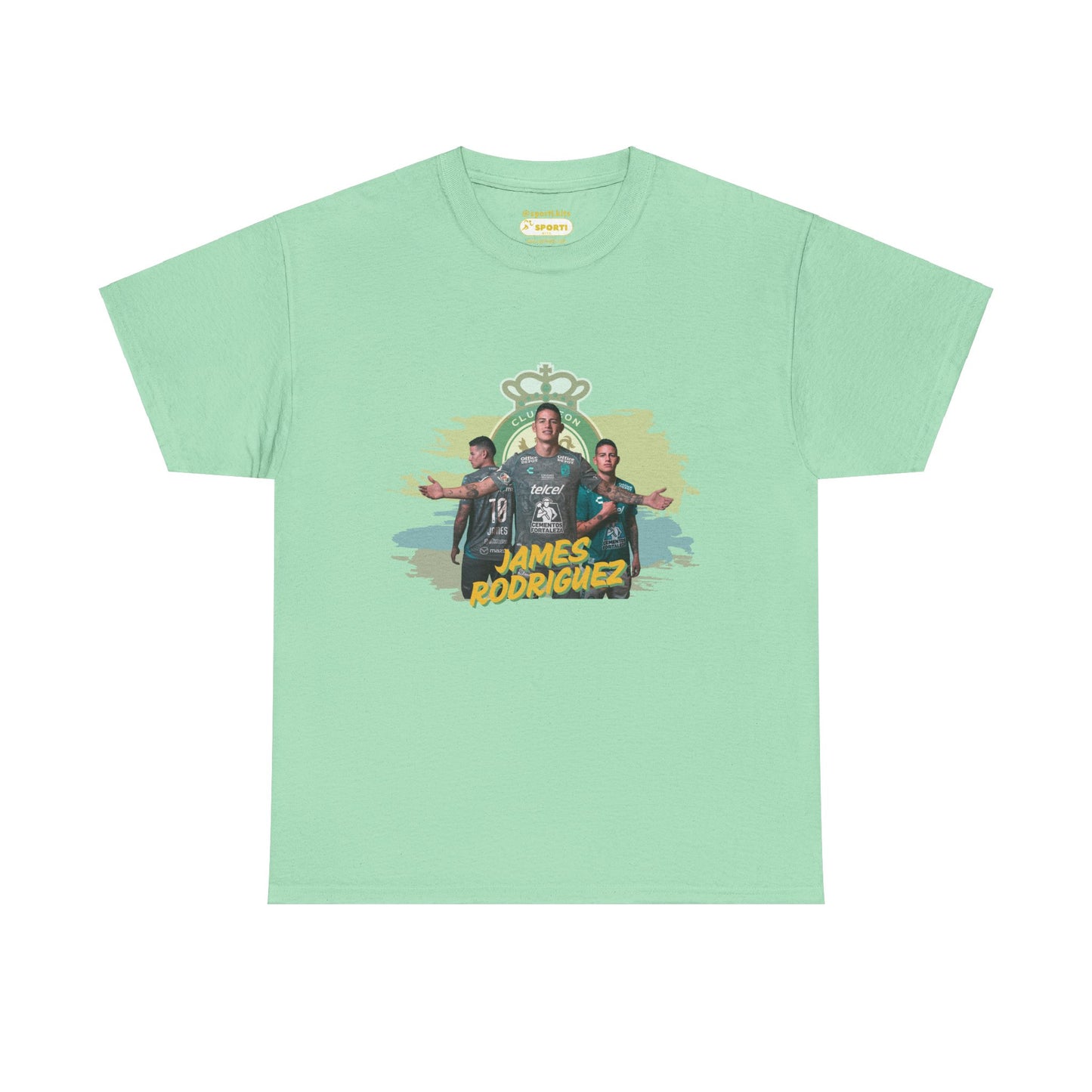 James Rodriguez Club Leon Heavy T-Shirt Soccer Fan Shirt,