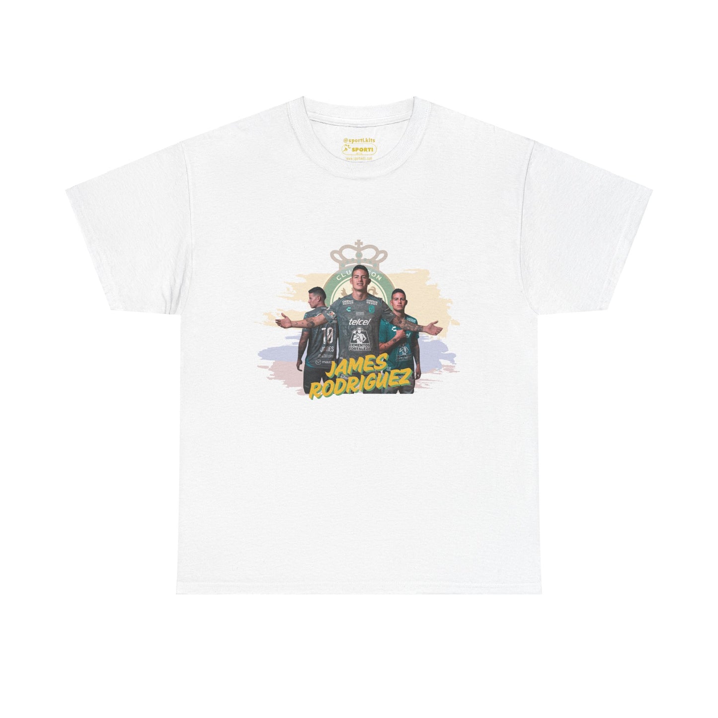 James Rodriguez Club Leon Heavy T-Shirt Soccer Fan Shirt,