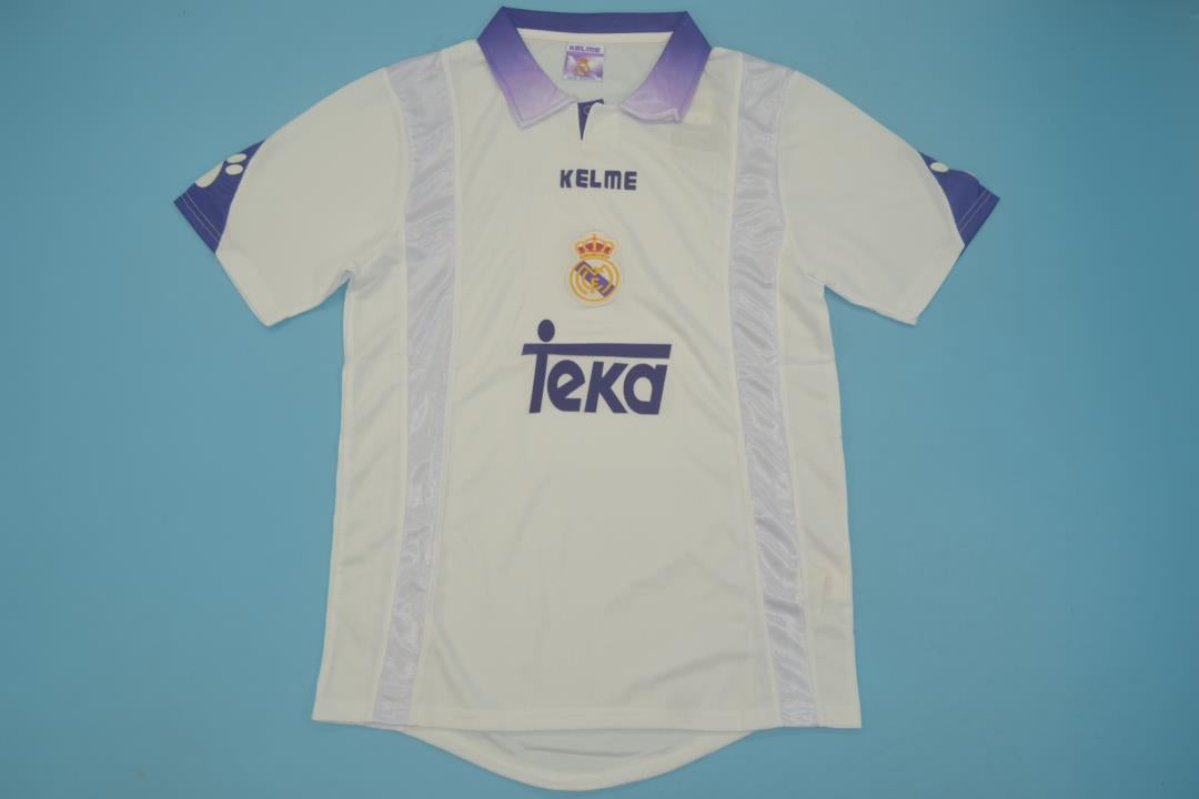 Real Madrid Teka White Home Jersey 1997-1998