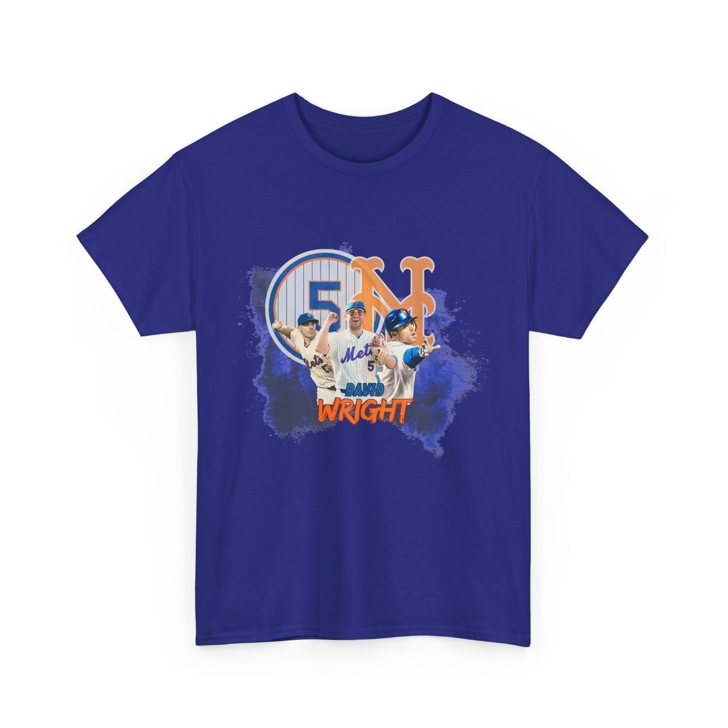 David Wright New York Mets Legend Heavy T-Shirt