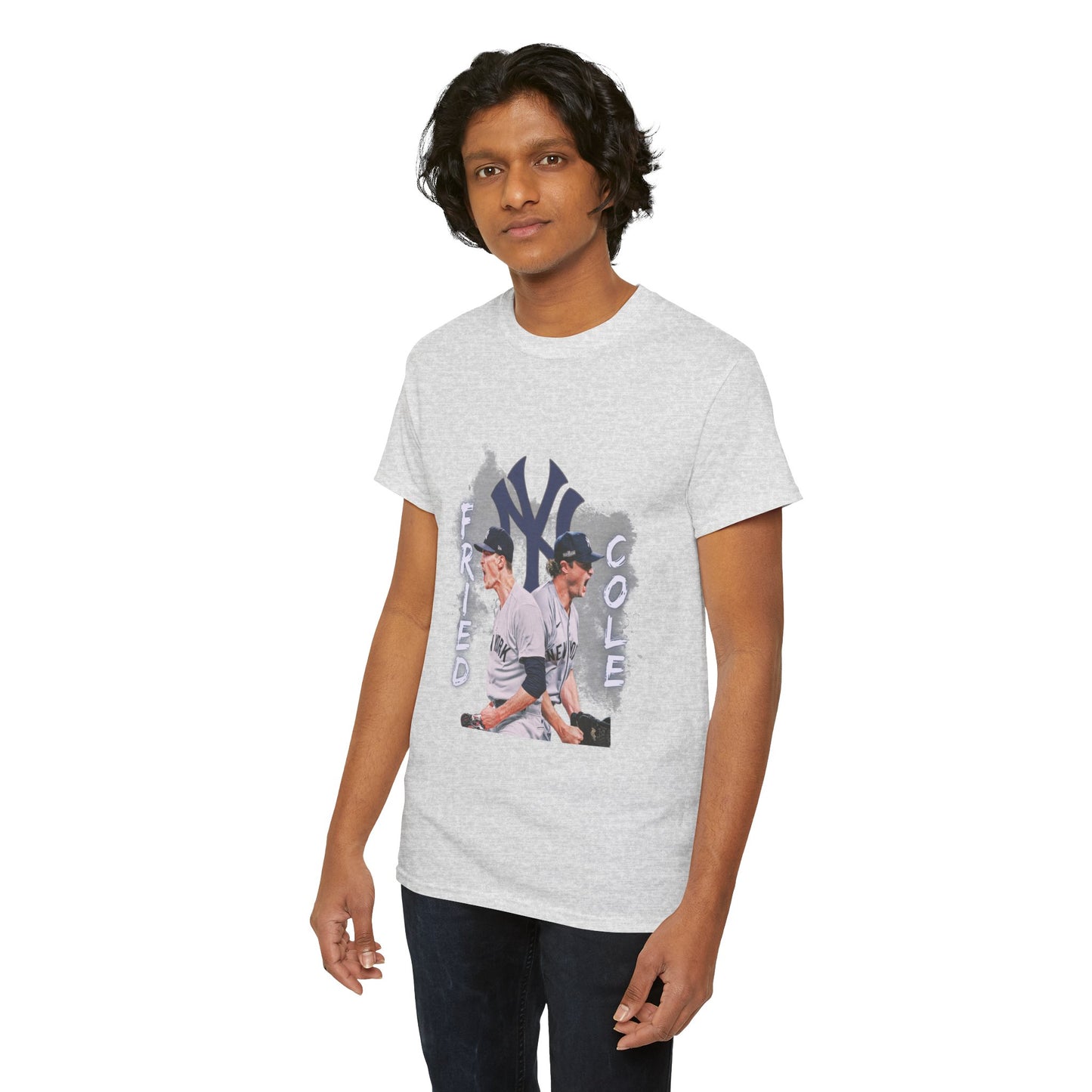 Max Fried and Gerrit Cole Duo Heavy Cotton T-Shirt Baseball Fan