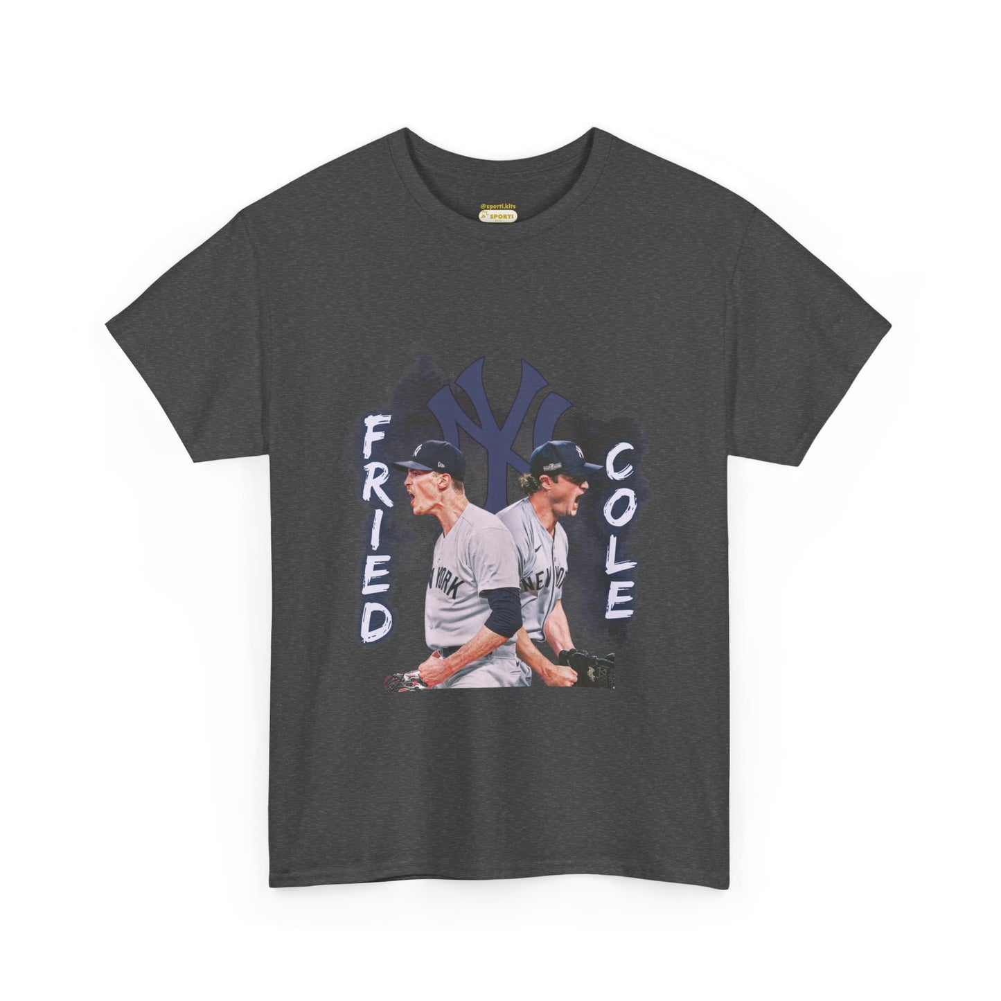 Max Fried and Gerrit Cole Duo Heavy Cotton T-Shirt Baseball Fan