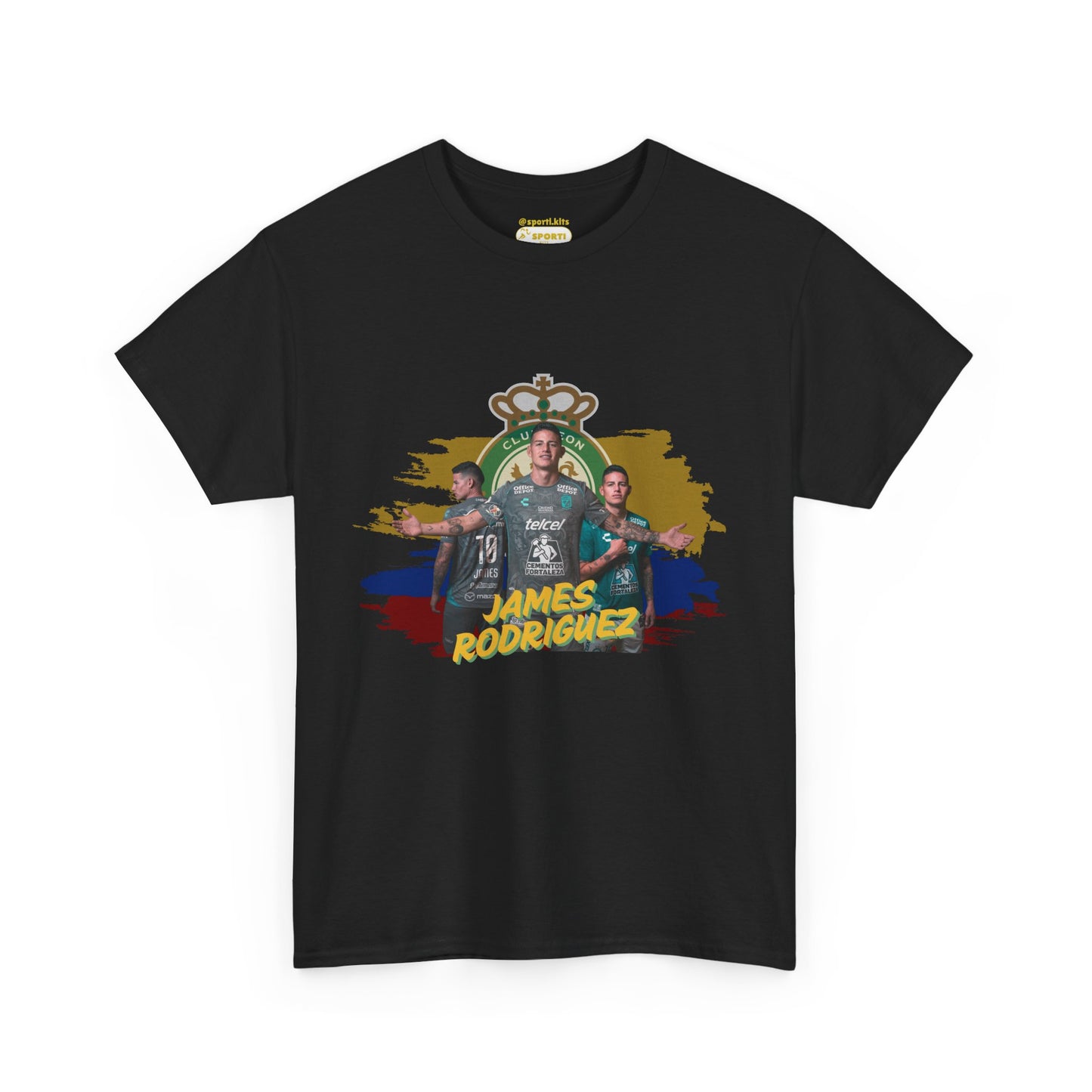 James Rodriguez Club Leon Heavy T-Shirt Soccer Fan Shirt,