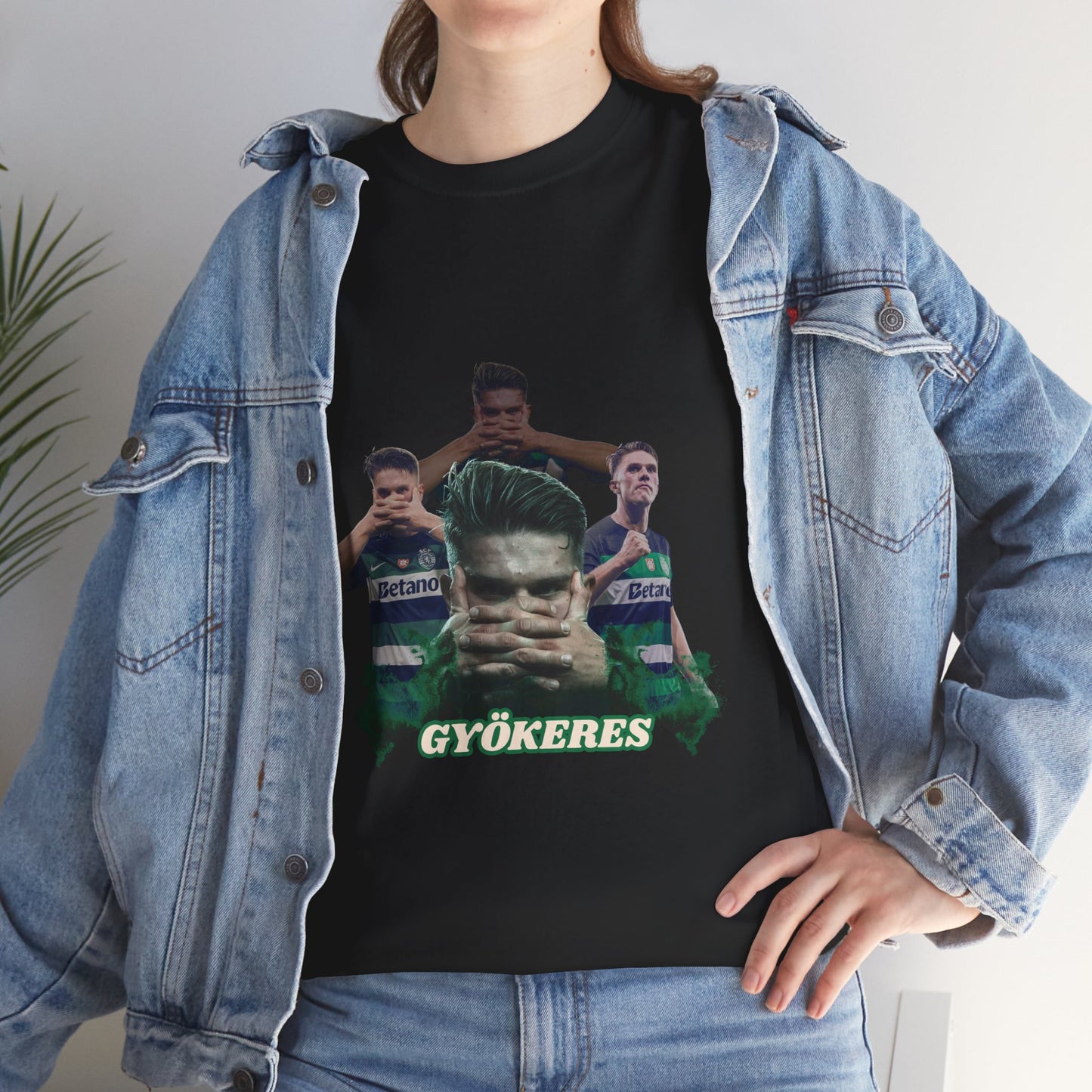 Viktor Gyökeres Unisex Heavy Tee Shirt, Soccer Fan