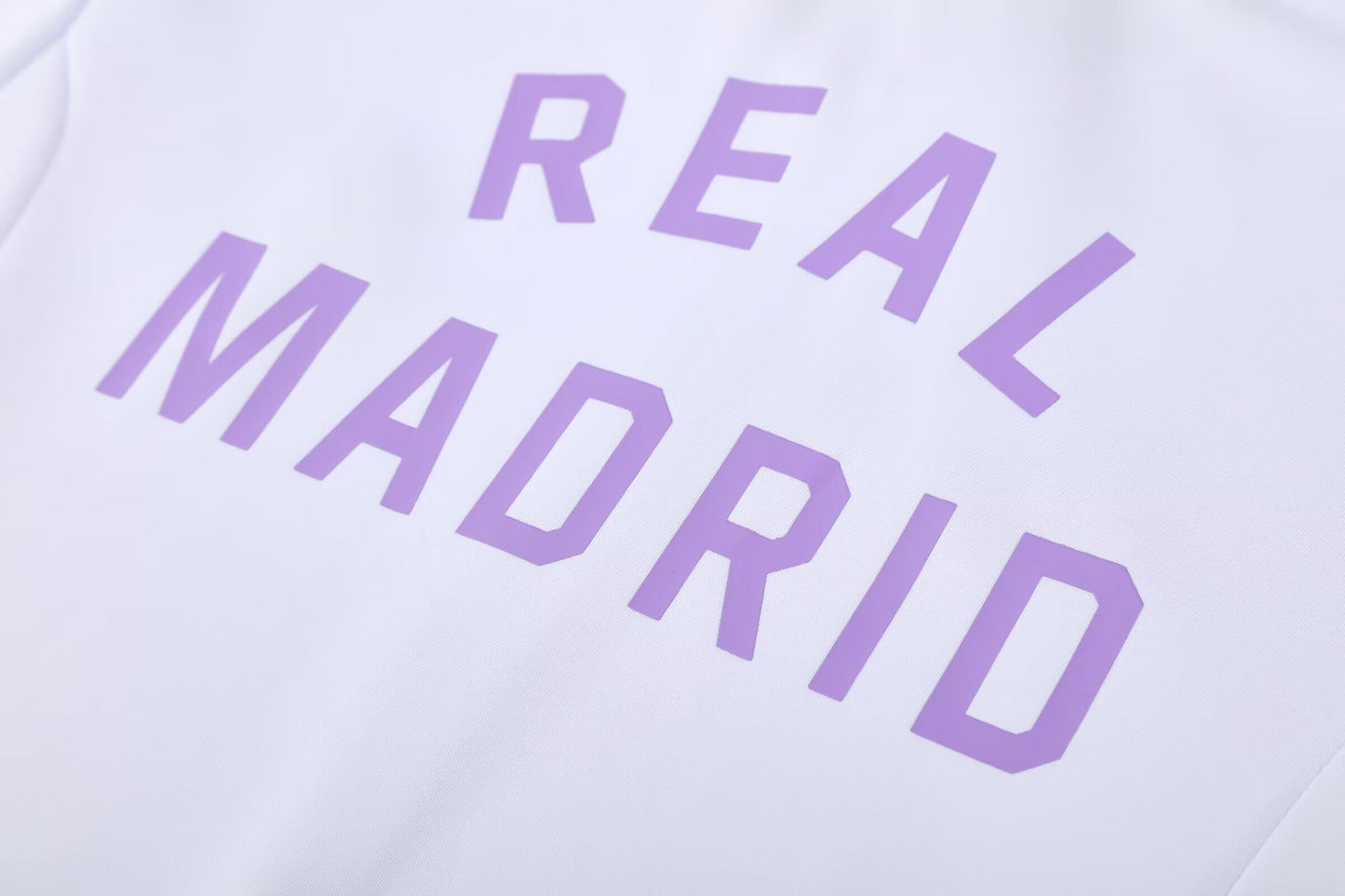 Real Madrid Purple and White Classic Style Tracksuit