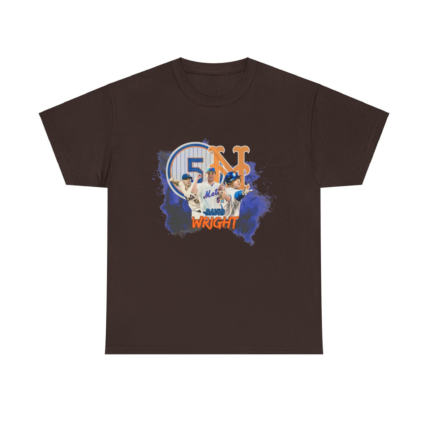 David Wright New York Mets Legend Heavy T-Shirt