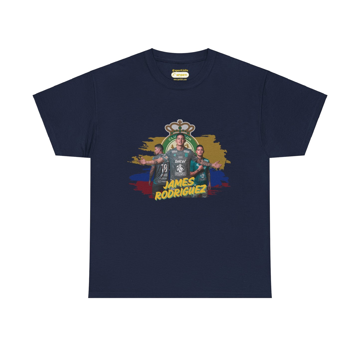 James Rodriguez Club Leon Heavy T-Shirt Soccer Fan Shirt,