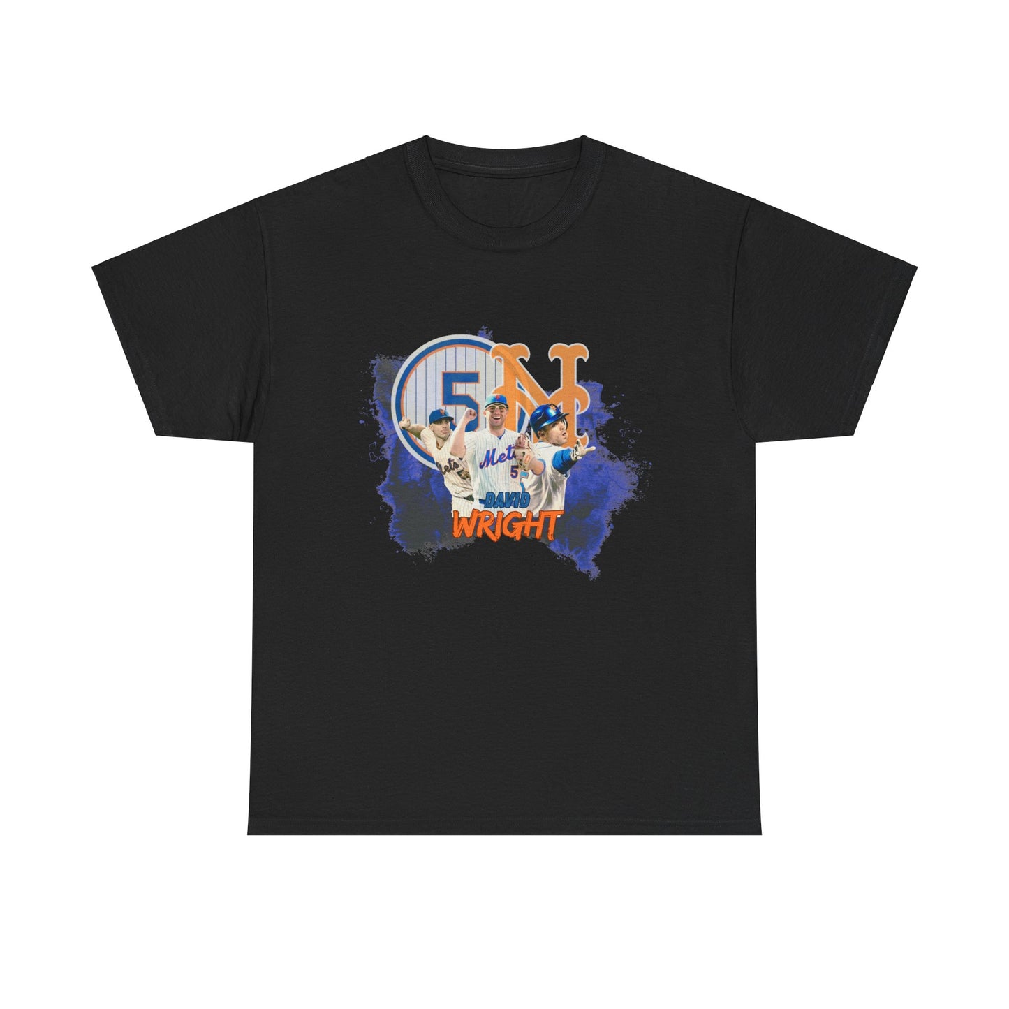 David Wright New York Mets Legend Heavy T-Shirt