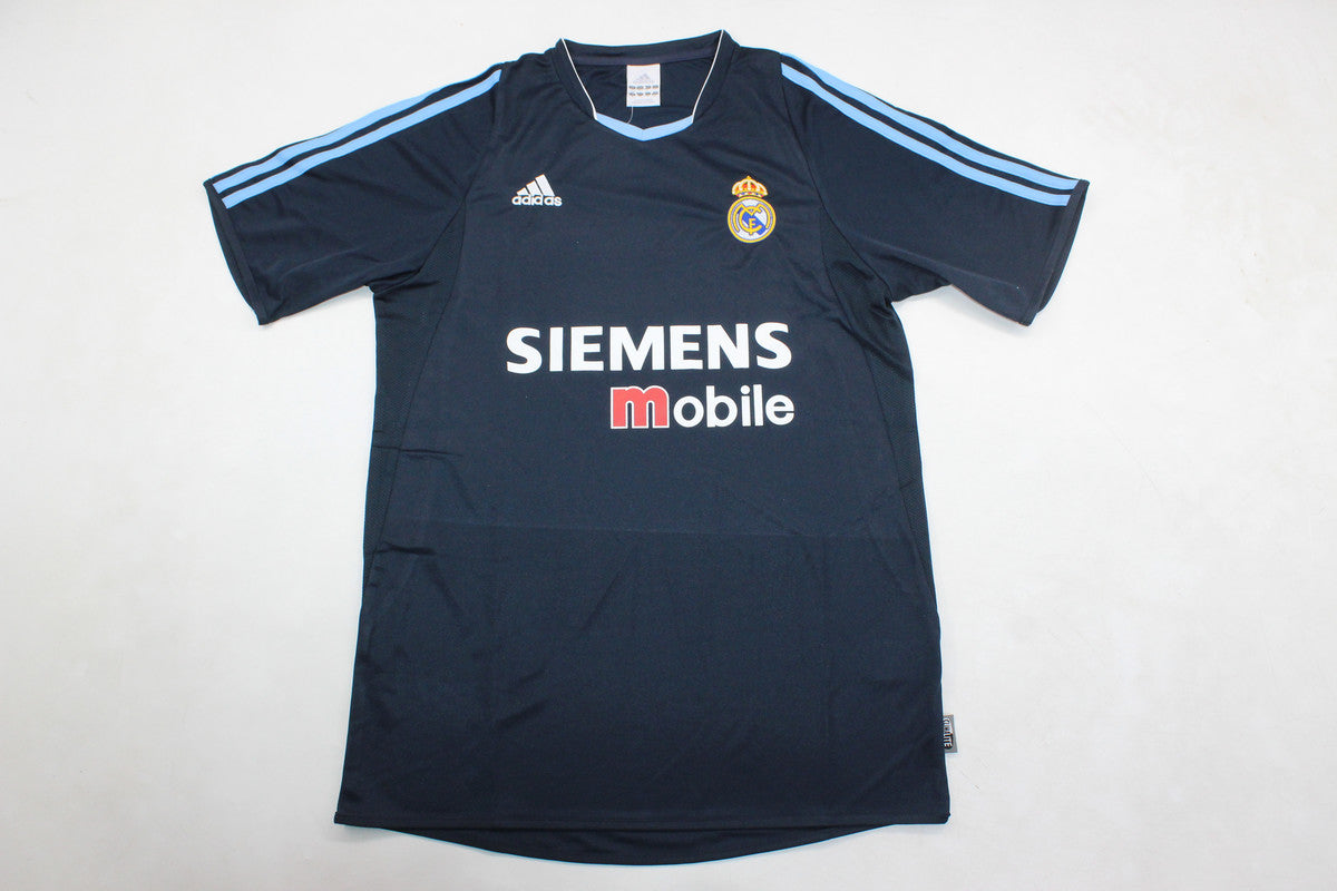 Real Madrid Away Blue Jersey 2003-2004