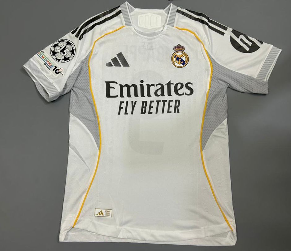 Real Madrid 2025/2026 Home Player version Jersey