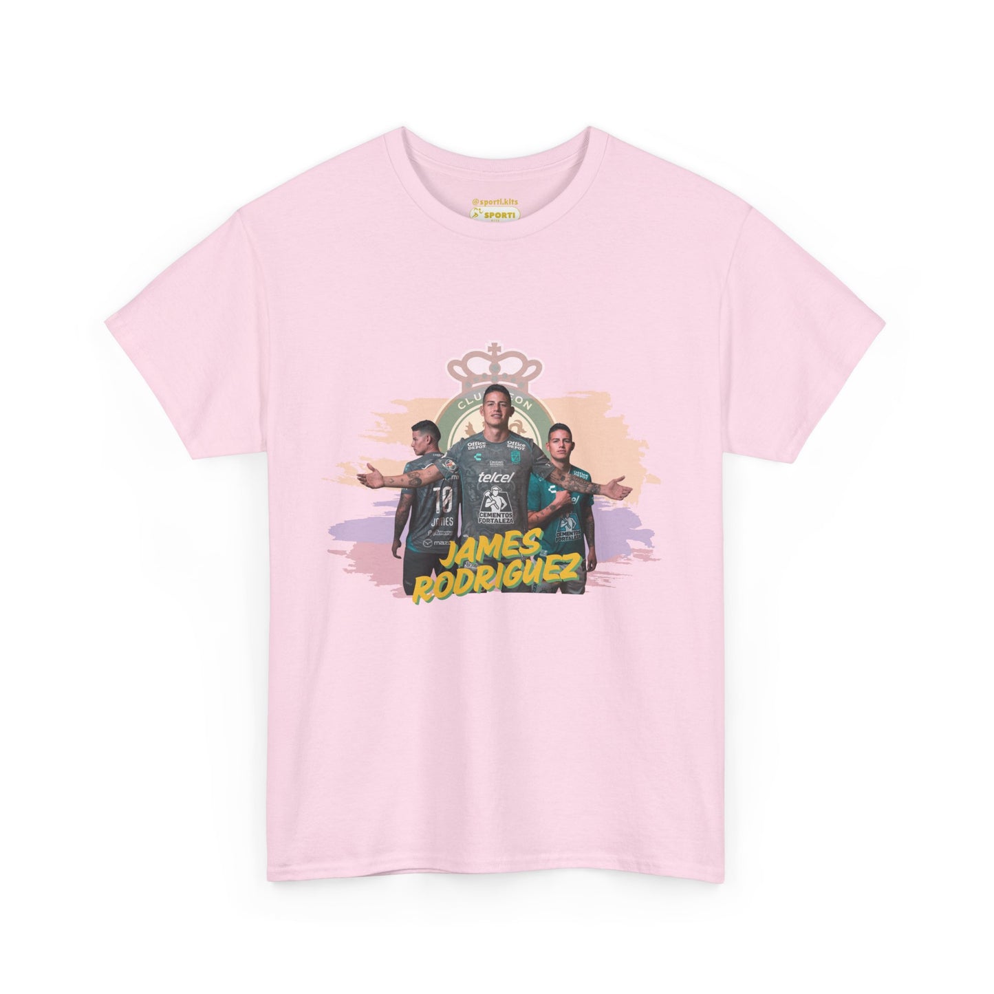 James Rodriguez Club Leon Heavy T-Shirt Soccer Fan Shirt,