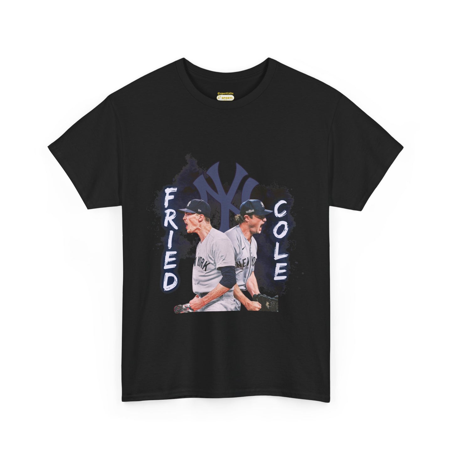 Max Fried and Gerrit Cole Duo Heavy Cotton T-Shirt Baseball Fan