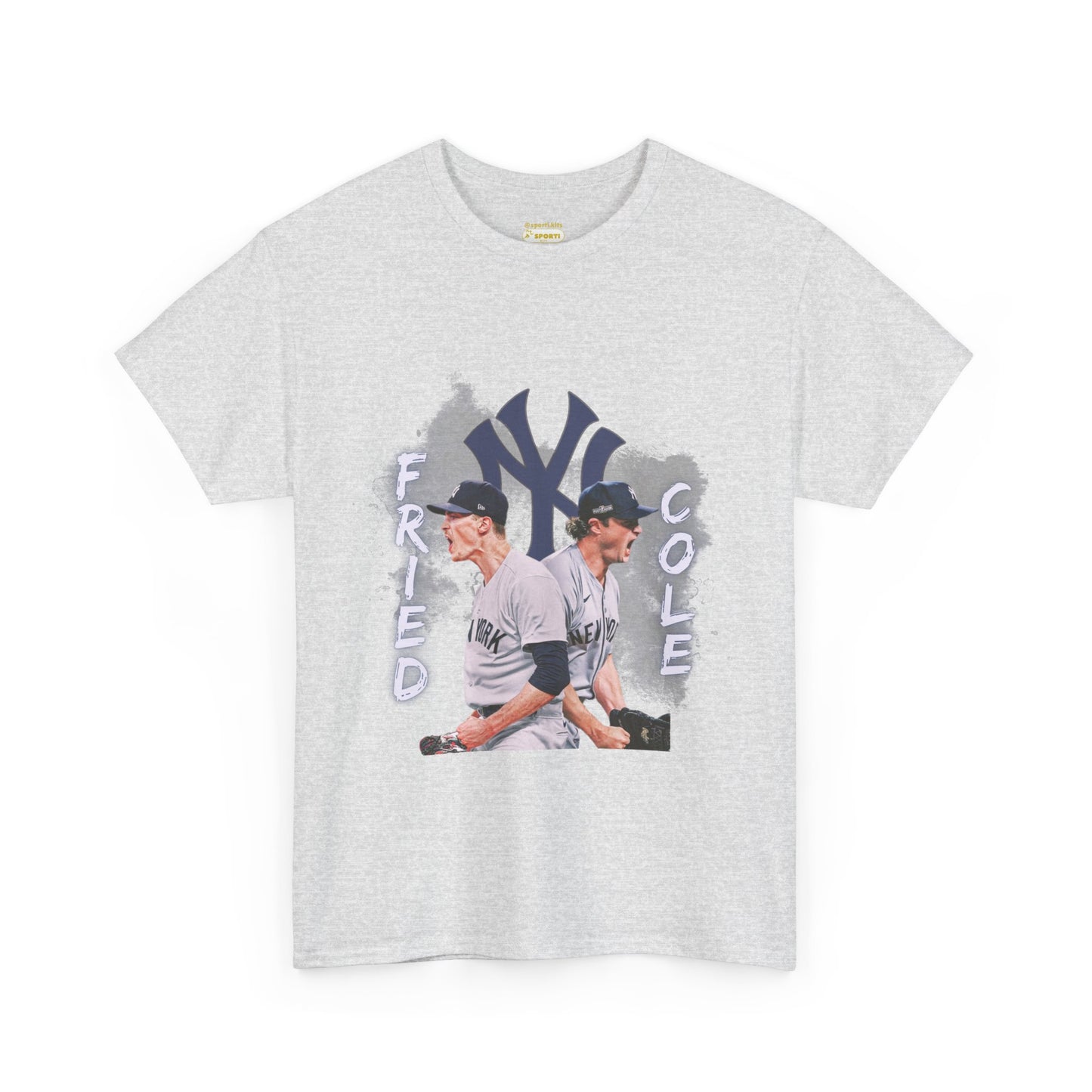 Max Fried and Gerrit Cole Duo Heavy Cotton T-Shirt Baseball Fan