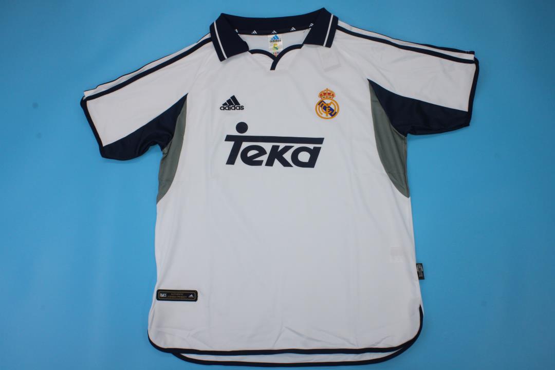 Real Madrid Teka White Jersey 2000-2001