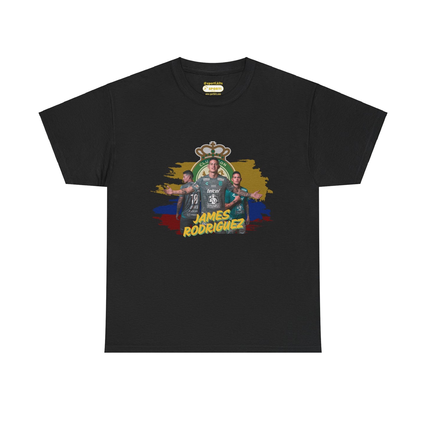 James Rodriguez Club Leon Heavy T-Shirt Soccer Fan Shirt,
