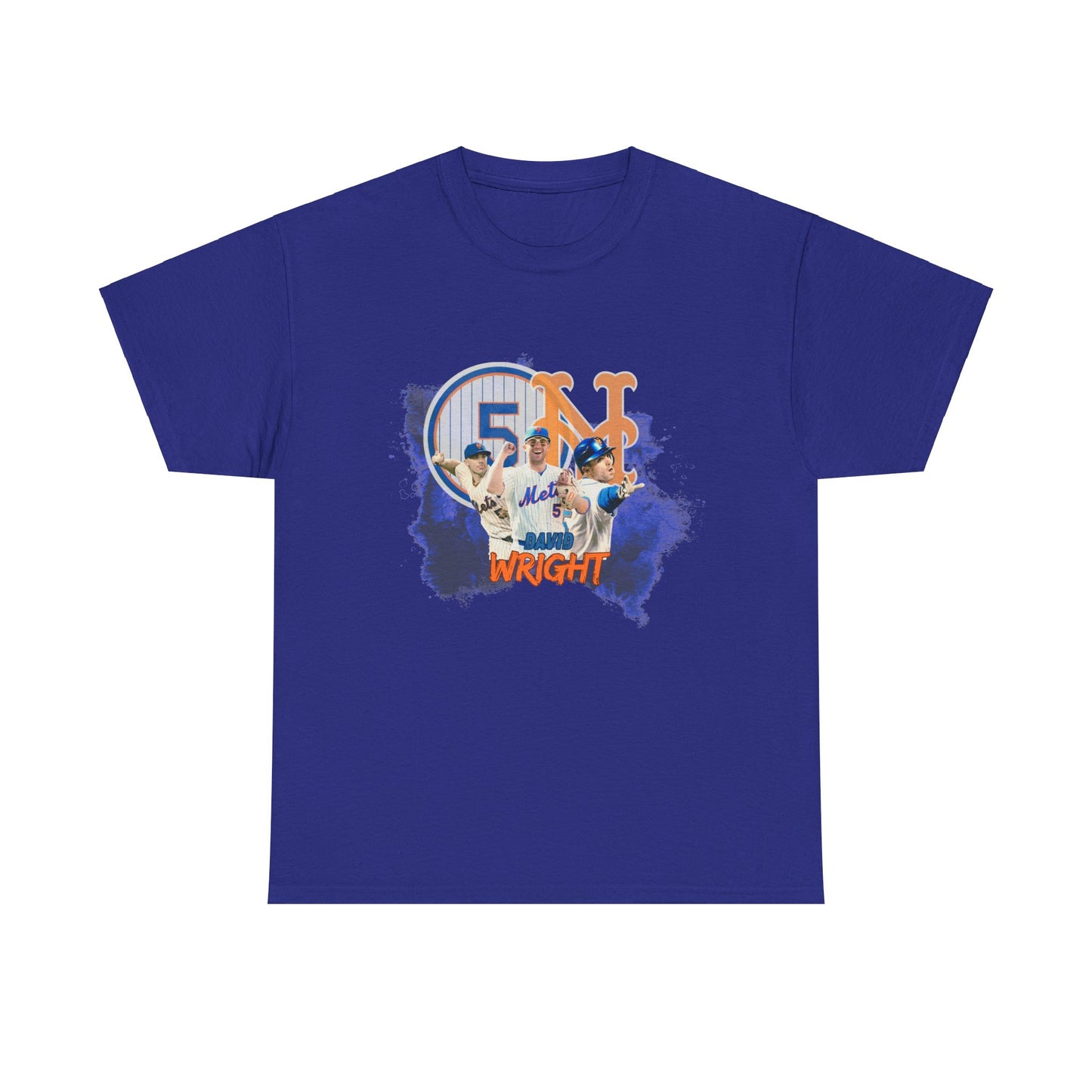 David Wright New York Mets Legend Heavy T-Shirt