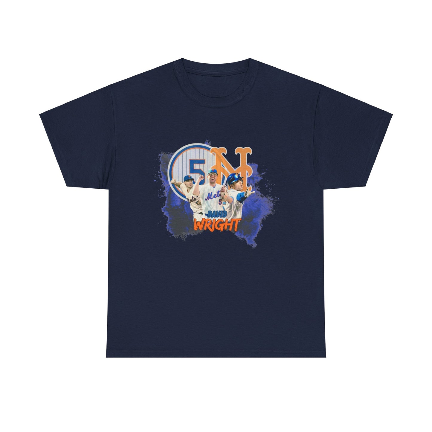 David Wright New York Mets Legend Heavy T-Shirt