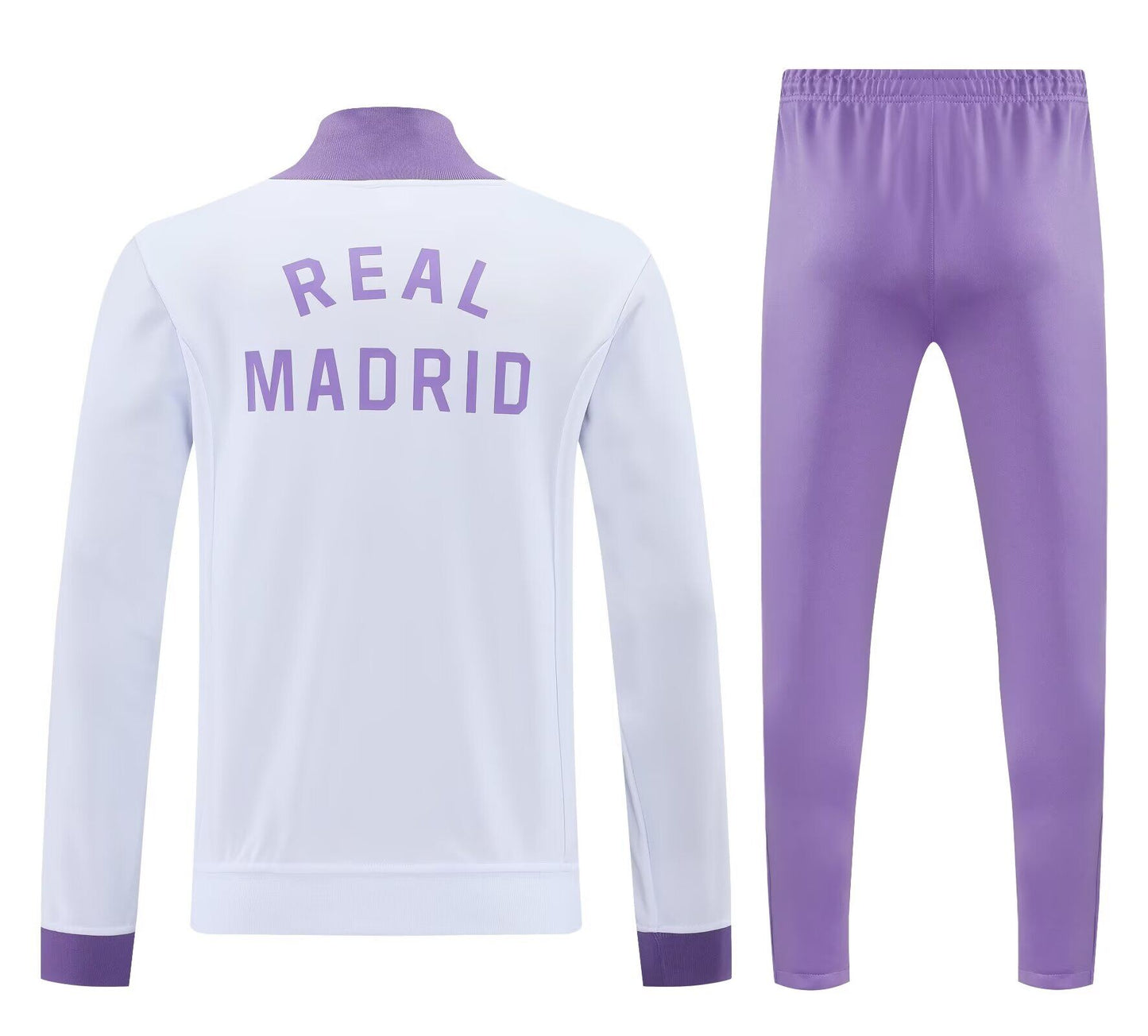 Real Madrid Purple and White Classic Style Tracksuit