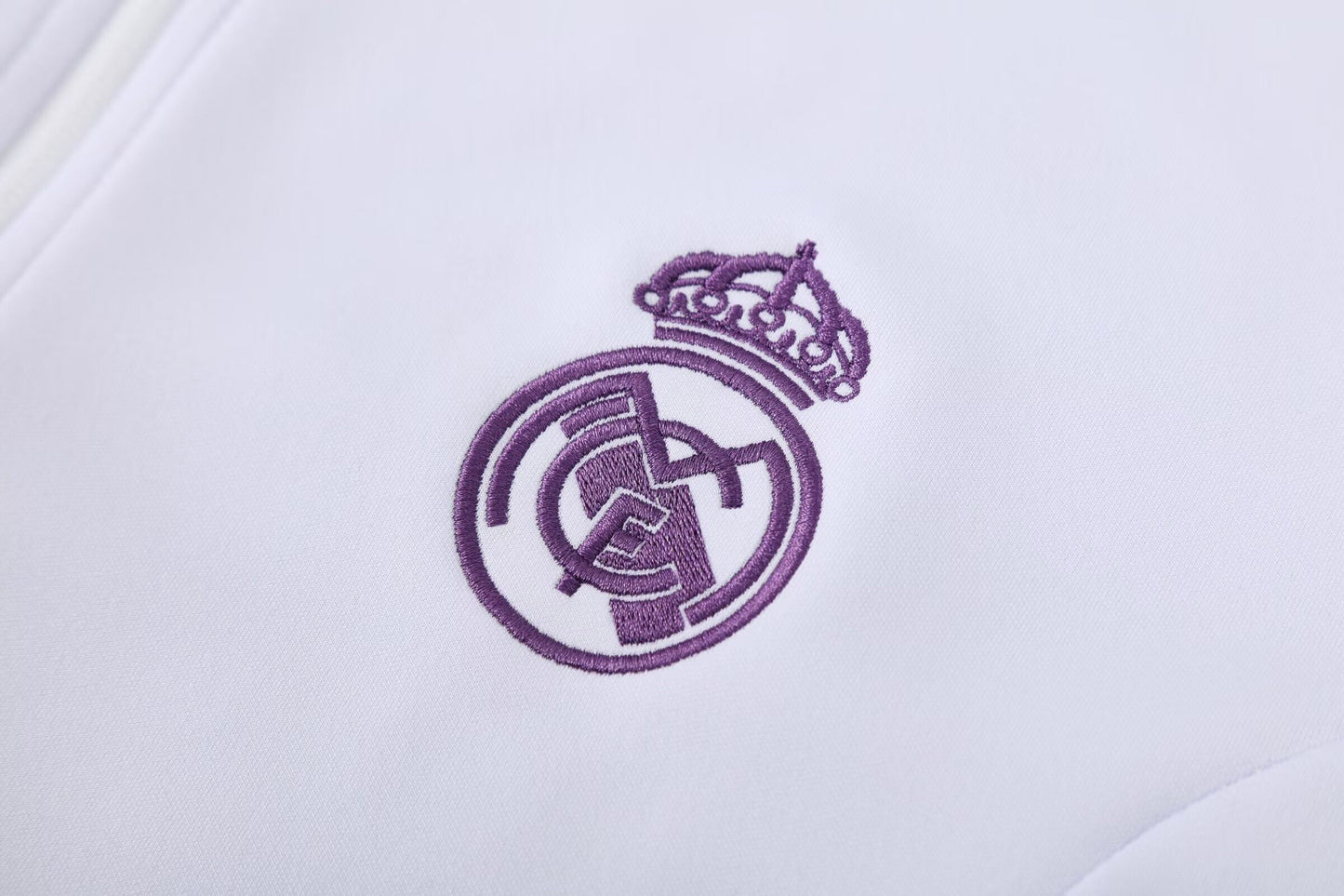 Real Madrid Purple and White Classic Style Tracksuit