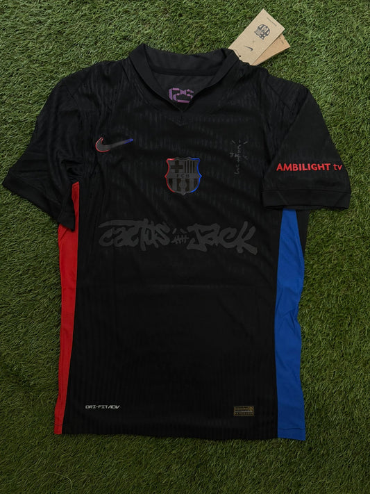 FC Barcelona x Travis Scott Cactus Jack away jersey