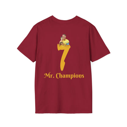 Cristiano Ronaldo Mister Champions T-Shirt, Soccer Fan Gift, Football Player Tee