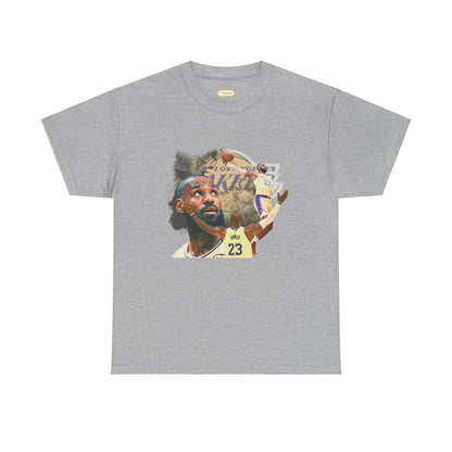 LeBron James Heavy T-Shirt - Basketball Fan Apparel, Sports Team Tee,