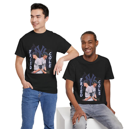 Max Fried and Gerrit Cole Duo Heavy Cotton T-Shirt Baseball Fan