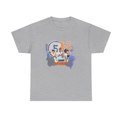 David Wright New York Mets Legend Heavy T-Shirt