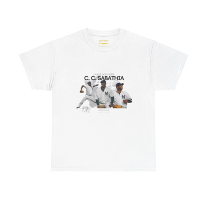 CC Sabathia Hall Of Fame 2025 Heavy Cotton T-Shirt