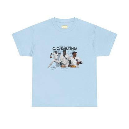 CC Sabathia Hall Of Fame 2025 Heavy Cotton T-Shirt