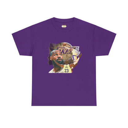 LeBron James Heavy T-Shirt - Basketball Fan Apparel, Sports Team Tee,