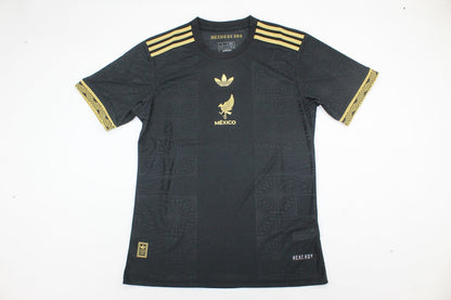 Mexico Black and Gold 2025 Soccer Jersey - Player Version
