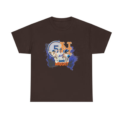 David Wright New York Mets Legend Heavy T-Shirt