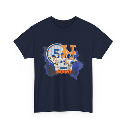 David Wright New York Mets Legend Heavy T-Shirt