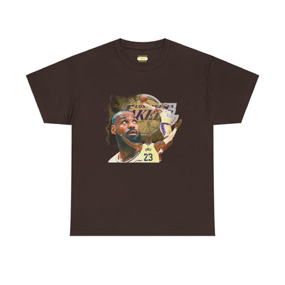 LeBron James Heavy T-Shirt - Basketball Fan Apparel, Sports Team Tee,