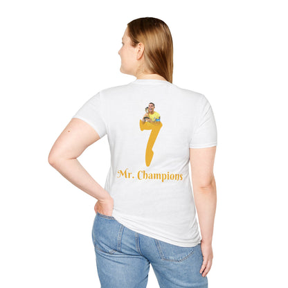 Cristiano Ronaldo Mister Champions T-Shirt, Soccer Fan Gift, Football Player Tee