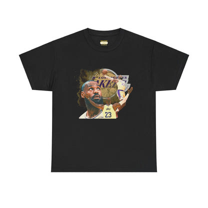 LeBron James Heavy T-Shirt - Basketball Fan Apparel, Sports Team Tee,