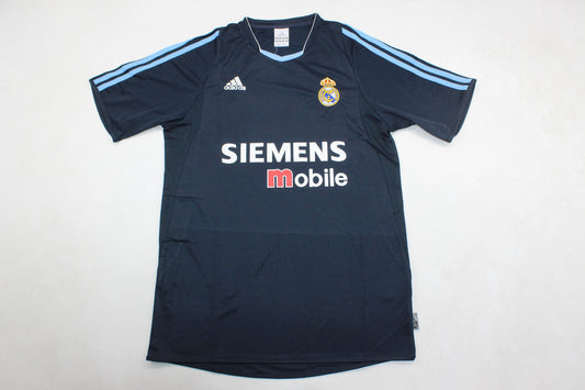 Real Madrid Away Blue Jersey 2003-2004