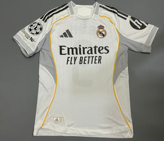 Real Madrid 2025/2026 Home Player version Jersey