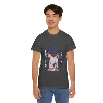 Max Fried and Gerrit Cole Duo Heavy Cotton T-Shirt Baseball Fan