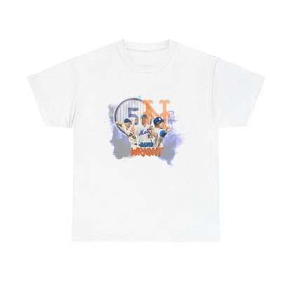 David Wright New York Mets Legend Heavy T-Shirt