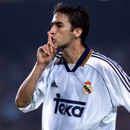 Real Madrid Teka Home White Jersey 1998-1999
