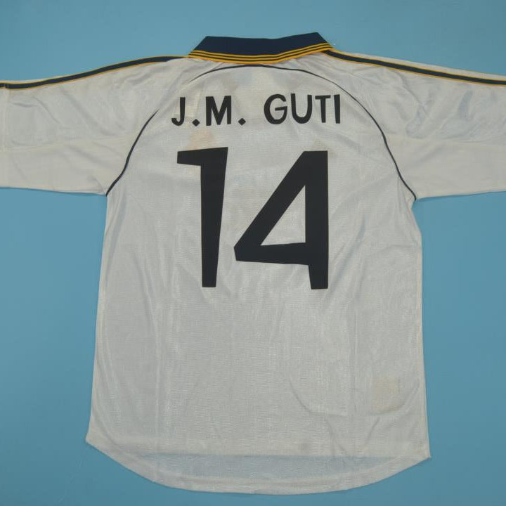 Real Madrid Teka Home White Jersey 1998-1999