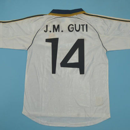 Real Madrid Teka Home White Jersey 1998-1999