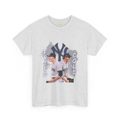 Max Fried and Gerrit Cole Duo Heavy Cotton T-Shirt Baseball Fan