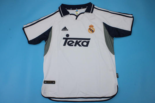 Real Madrid Teka White Jersey 2000-2001